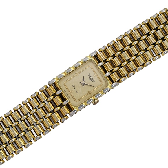 Longines Gold Plated Ladies Vintage 1980\'s Wrist Watch Quartz main image 6